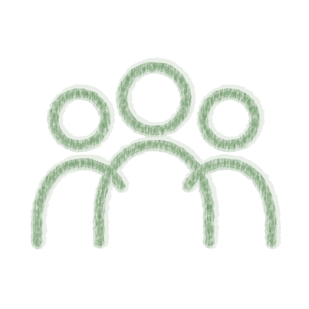 Camp Sisol chalk-style Group Green icon