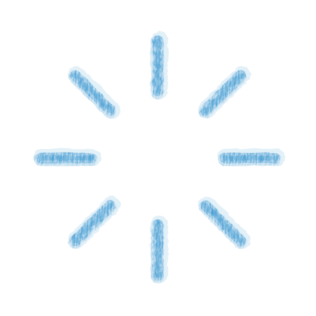Camp Sisol chalk-style Rays Blue icon