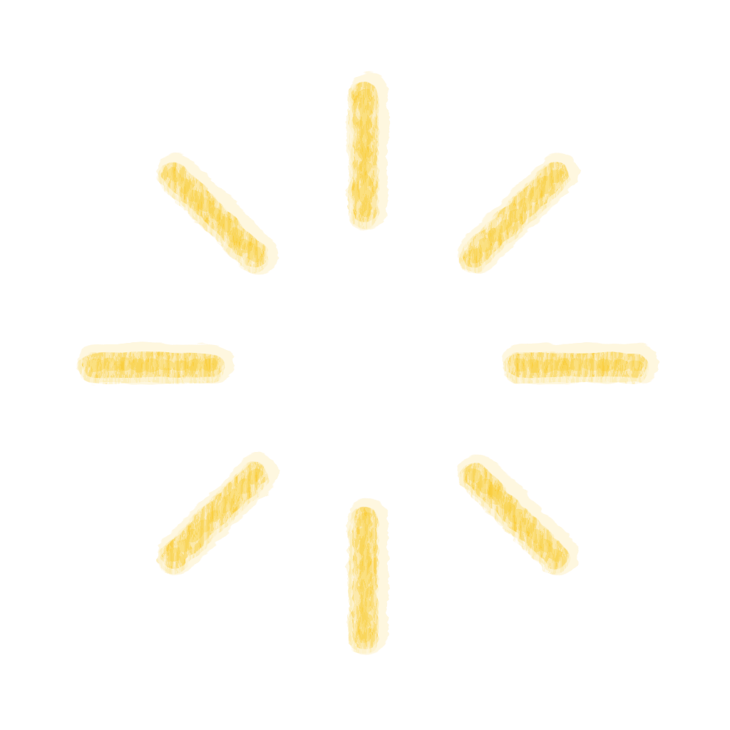 Camp Sisol chalk-style Rays Yellow icon