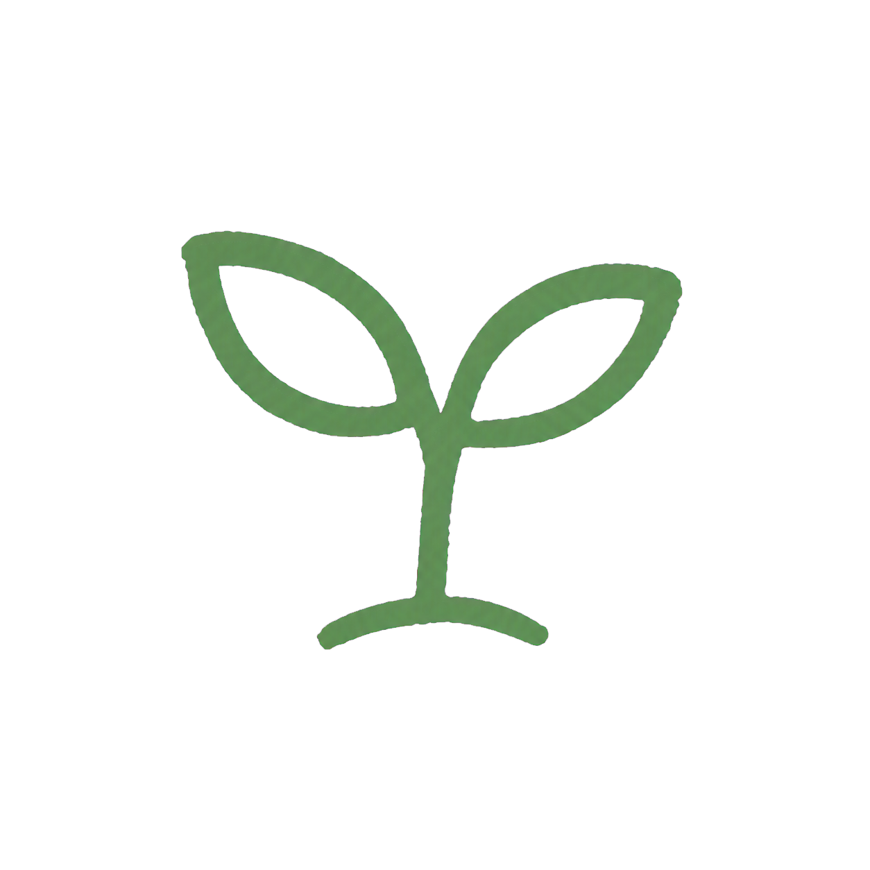 Camp Sisol chalk-style green sprout icon