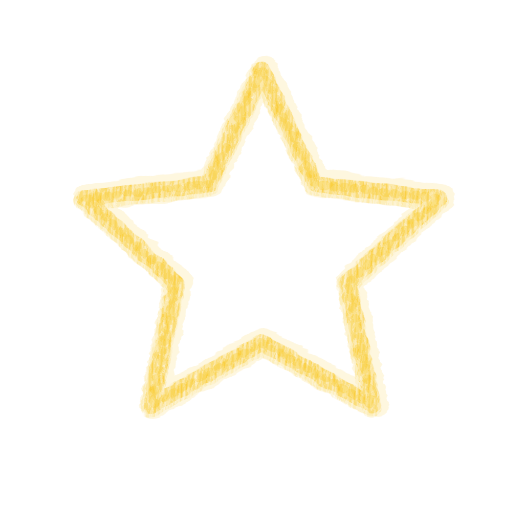 Chalk-style Star Yellow icon